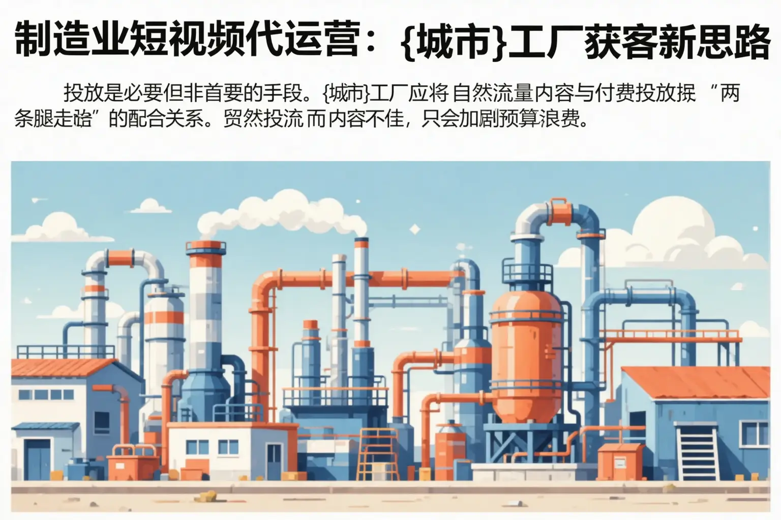 制造业短视频代运营：锦屏工厂获客新思路